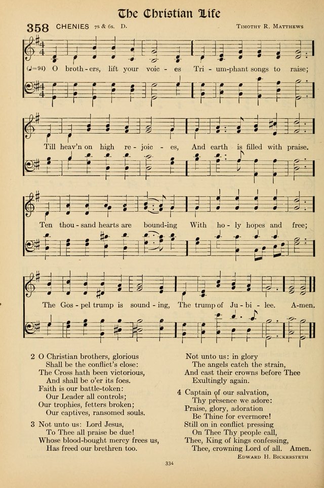 Hymns of the Church: new and old page 342