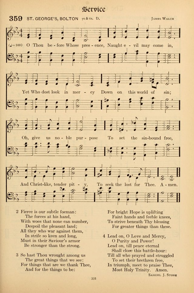 Hymns of the Church: new and old page 343