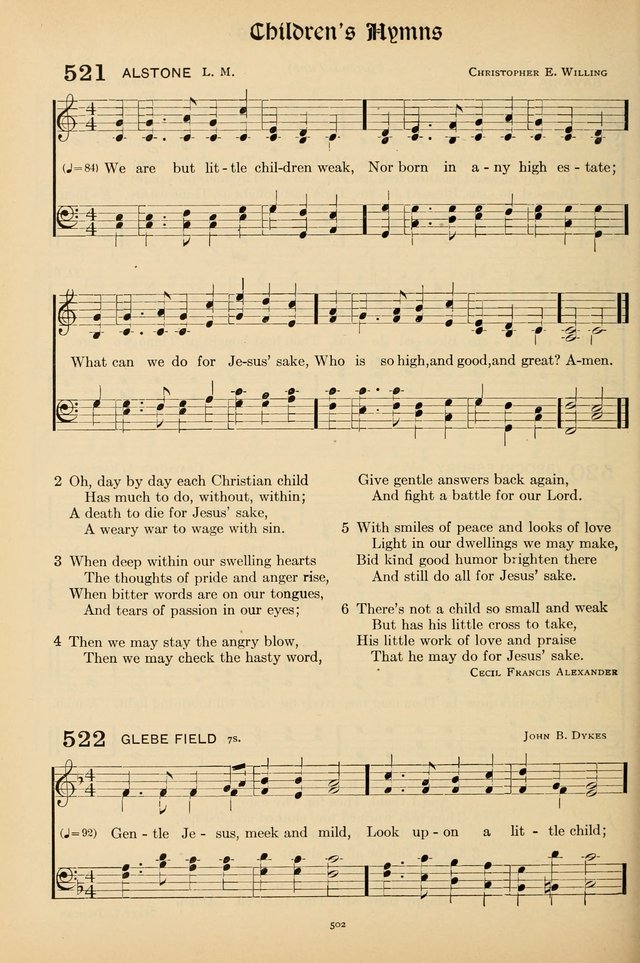 Hymns of the Church: new and old page 512