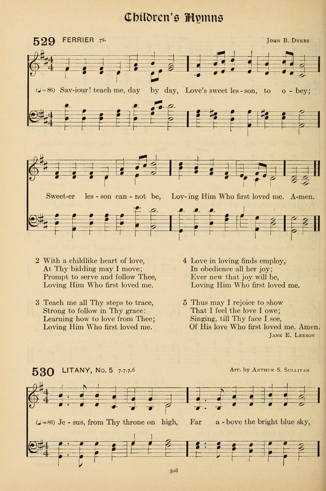 Hymns of the Church: new and old page 518
