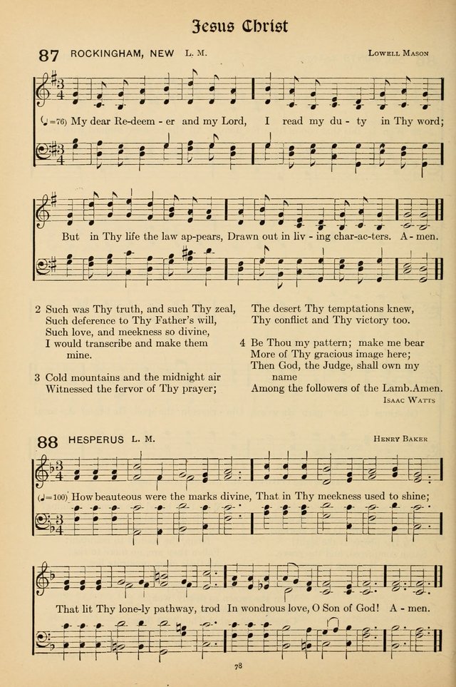 Hymns of the Church: new and old page 78