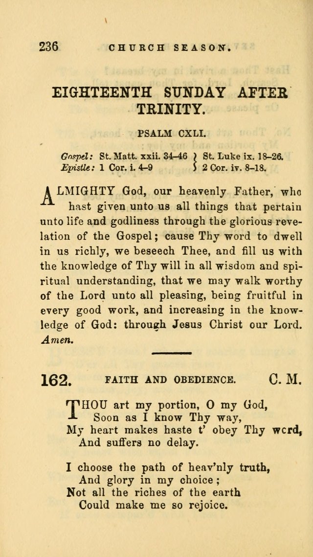 Hymns and Chants: with offices of devotion. For use in Sunday-schools, parochial and week day schools, seminaries and colleges. Arranged according to the Church year page 236