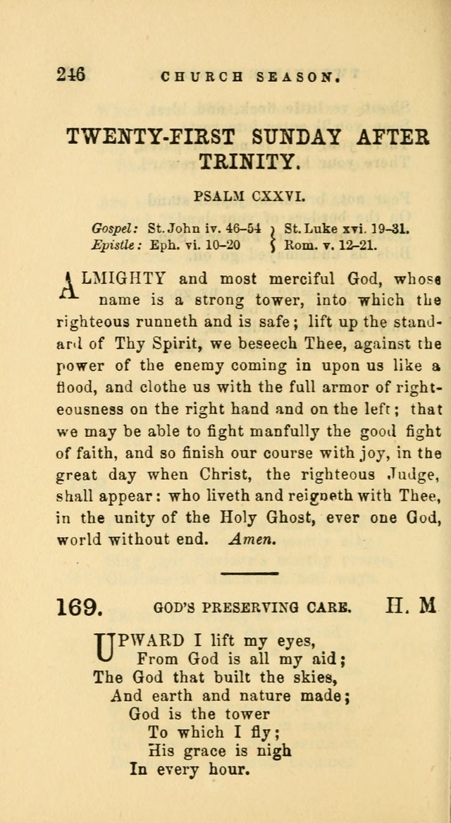 Hymns and Chants: with offices of devotion. For use in Sunday-schools, parochial and week day schools, seminaries and colleges. Arranged according to the Church year page 246