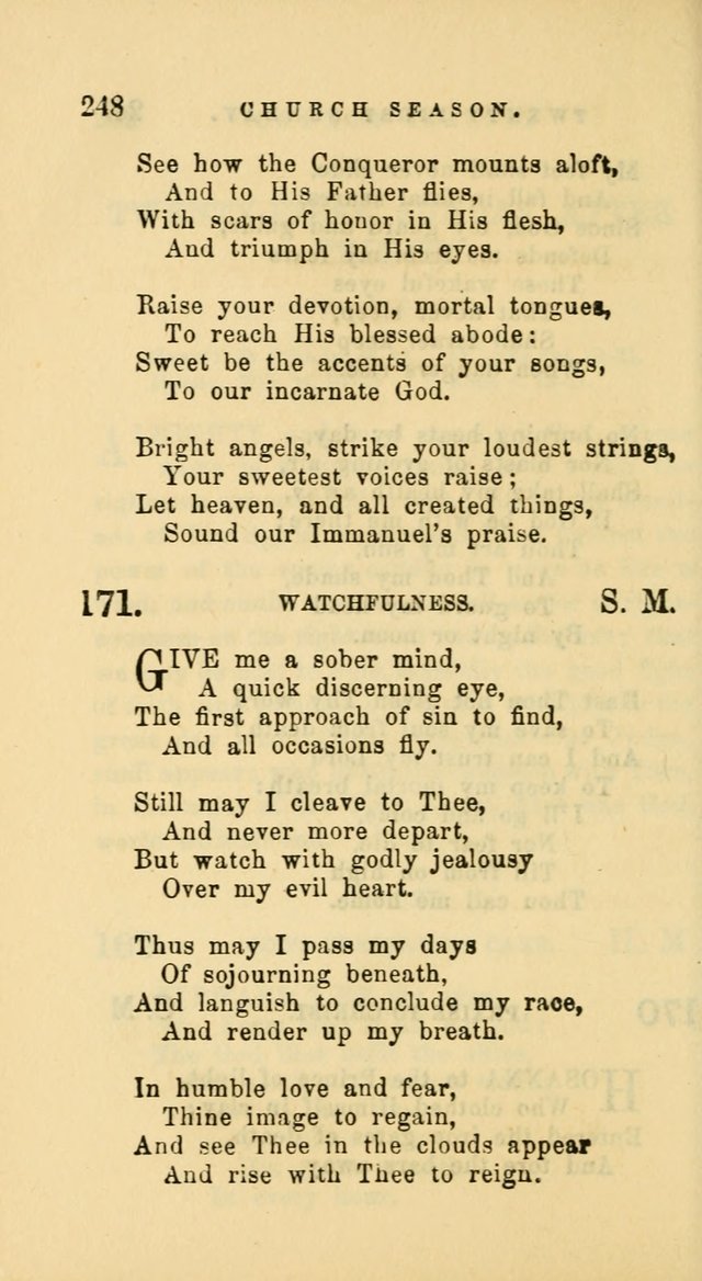 Hymns and Chants: with offices of devotion. For use in Sunday-schools, parochial and week day schools, seminaries and colleges. Arranged according to the Church year page 248