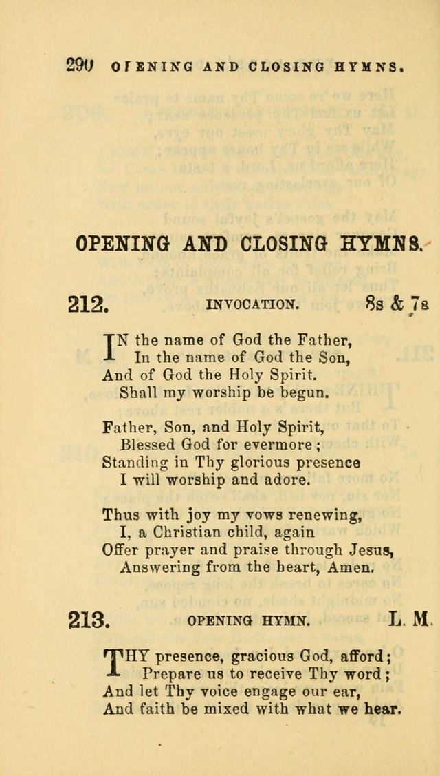 Hymns and Chants: with offices of devotion. For use in Sunday-schools, parochial and week day schools, seminaries and colleges. Arranged according to the Church year page 290