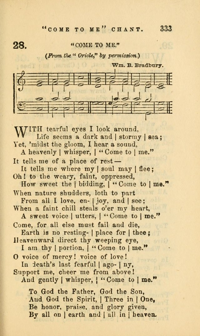 Hymns and Chants: with offices of devotion. For use in Sunday-schools, parochial and week day schools, seminaries and colleges. Arranged according to the Church year page 333