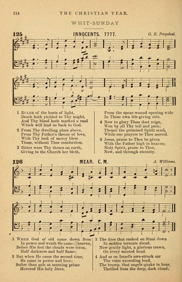 Hymnal Companion to the Prayer Book: suited to the special seasons of the Christian year, and other occasions of public worship, as well as for use in the Sunday-school...With accompanying tunes page 115