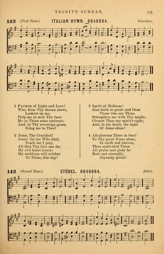 Hymnal Companion to the Prayer Book: suited to the special seasons of the Christian year, and other occasions of public worship, as well as for use in the Sunday-school...With accompanying tunes page 132