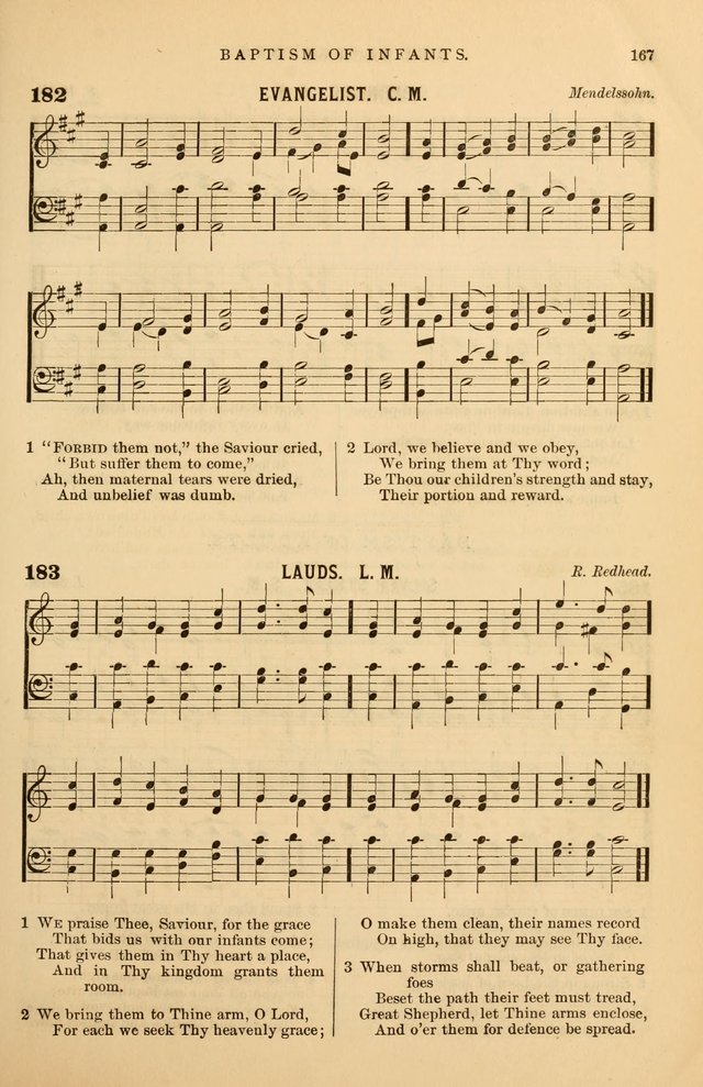 Hymnal Companion to the Prayer Book: suited to the special seasons of the Christian year, and other occasions of public worship, as well as for use in the Sunday-school...With accompanying tunes page 168