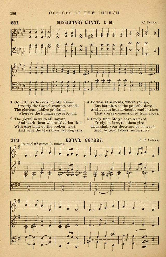 Hymnal Companion to the Prayer Book: suited to the special seasons of the Christian year, and other occasions of public worship, as well as for use in the Sunday-school...With accompanying tunes page 187