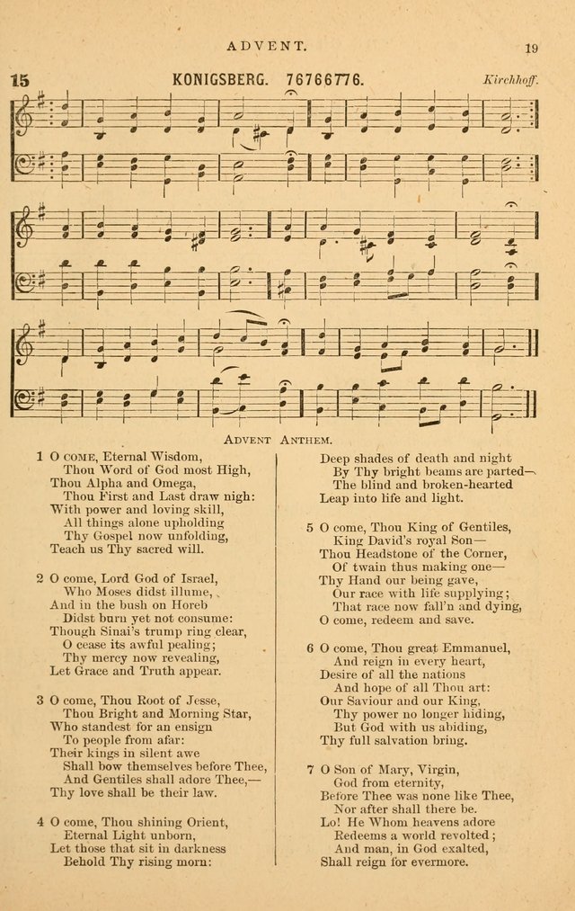 Hymnal Companion to the Prayer Book: suited to the special seasons of the Christian year, and other occasions of public worship, as well as for use in the Sunday-school...With accompanying tunes page 20