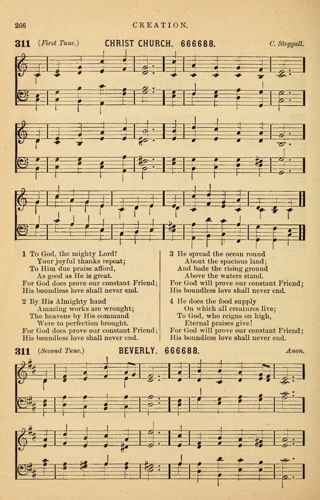 Hymnal Companion to the Prayer Book: suited to the special seasons of the Christian year, and other occasions of public worship, as well as for use in the Sunday-school...With accompanying tunes page 269
