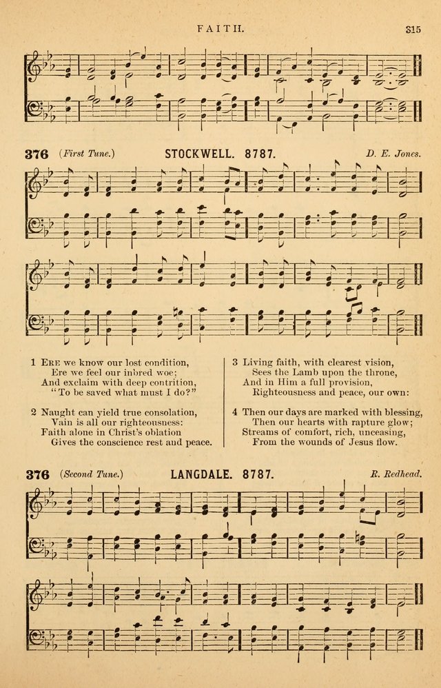 Hymnal Companion to the Prayer Book: suited to the special seasons of the Christian year, and other occasions of public worship, as well as for use in the Sunday-school...With accompanying tunes page 318