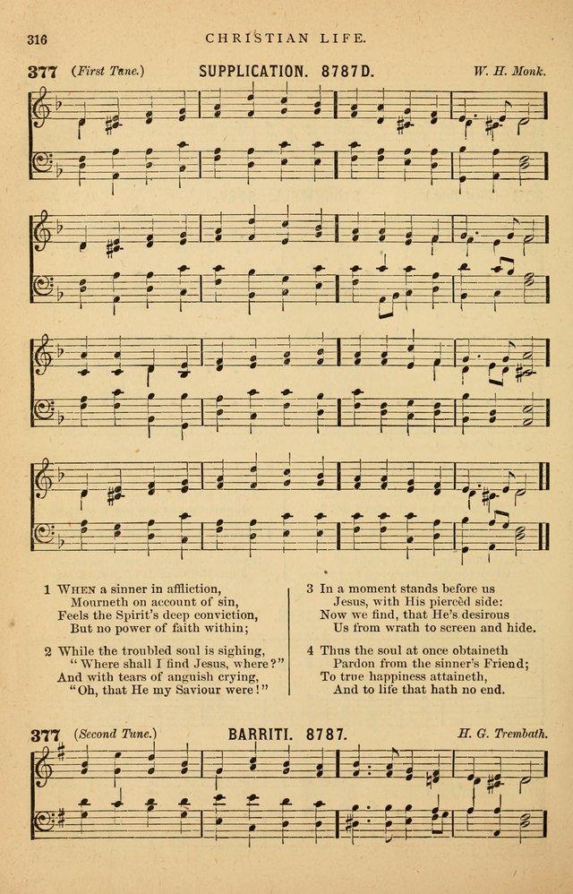 Hymnal Companion to the Prayer Book: suited to the special seasons of the Christian year, and other occasions of public worship, as well as for use in the Sunday-school...With accompanying tunes page 319