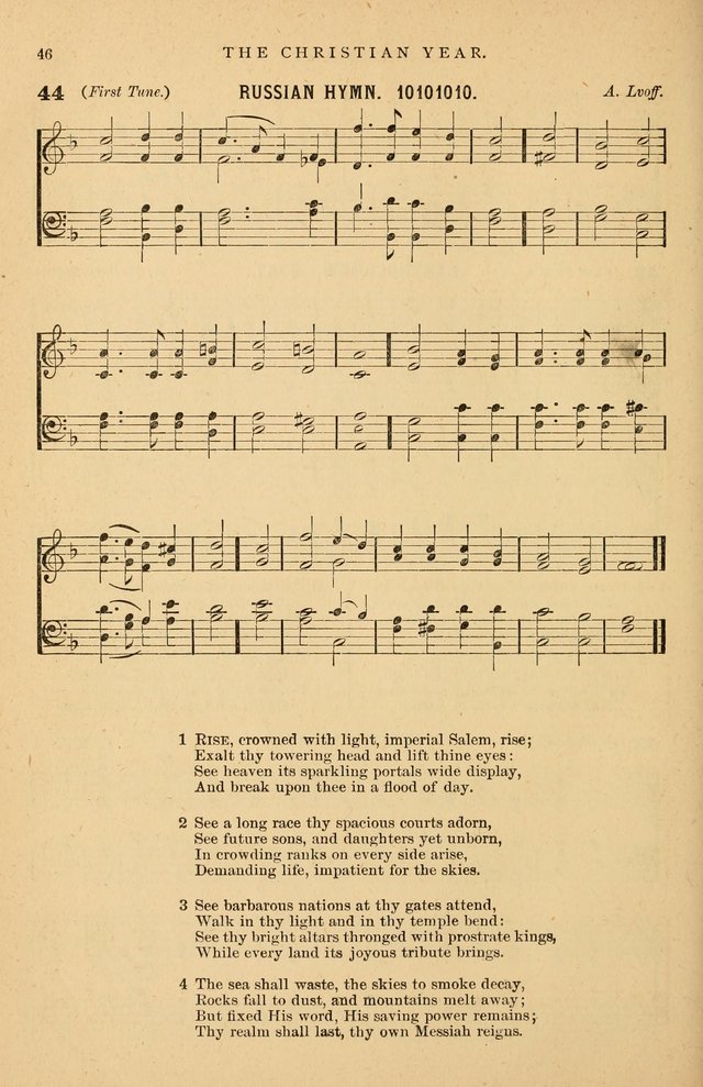 Hymnal Companion to the Prayer Book: suited to the special seasons of the Christian year, and other occasions of public worship, as well as for use in the Sunday-school...With accompanying tunes page 47