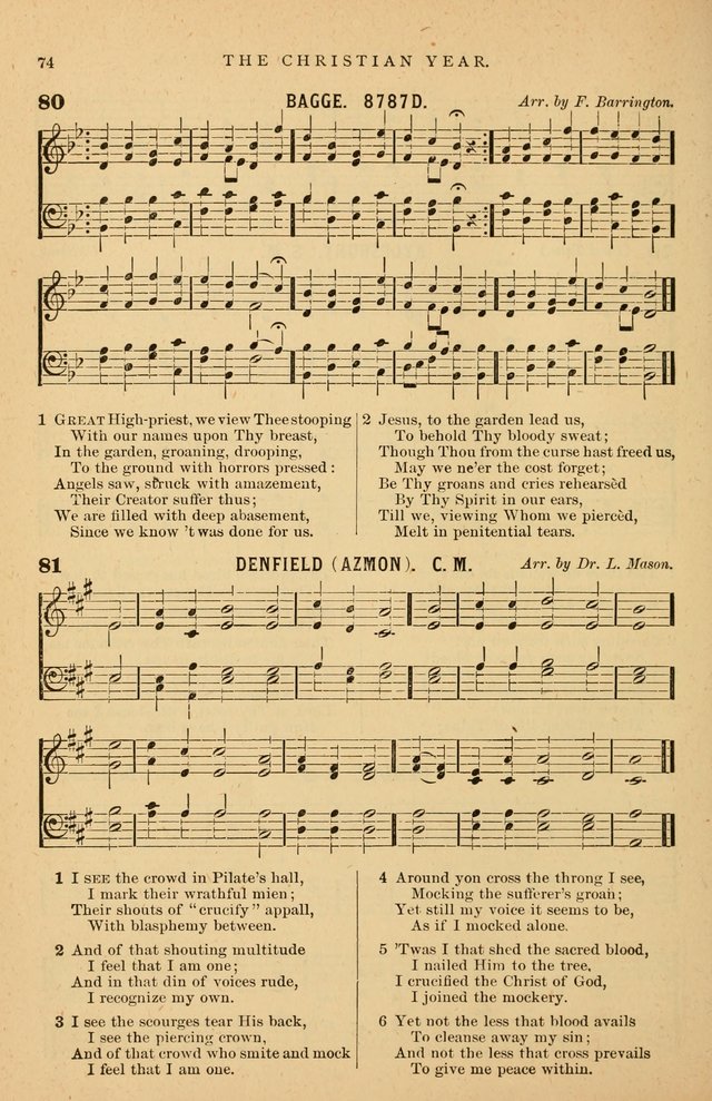 Hymnal Companion to the Prayer Book: suited to the special seasons of the Christian year, and other occasions of public worship, as well as for use in the Sunday-school...With accompanying tunes page 75