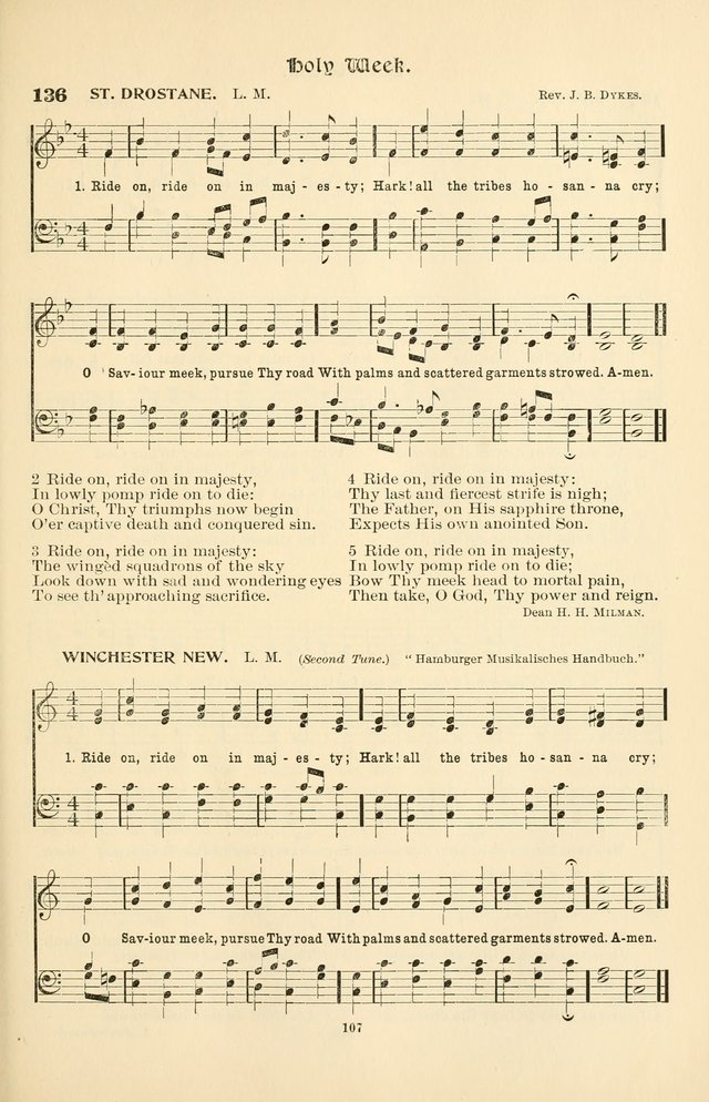 Hymnal Companion to the Prayer Book: with accompanying tunes page 109