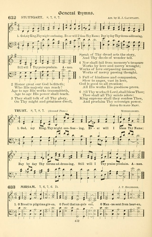 Hymnal Companion to the Prayer Book: with accompanying tunes page 482