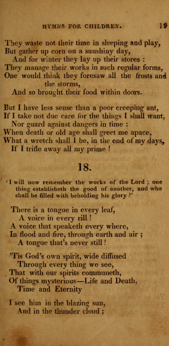 Hymns for Children, Selected and Altered page 12