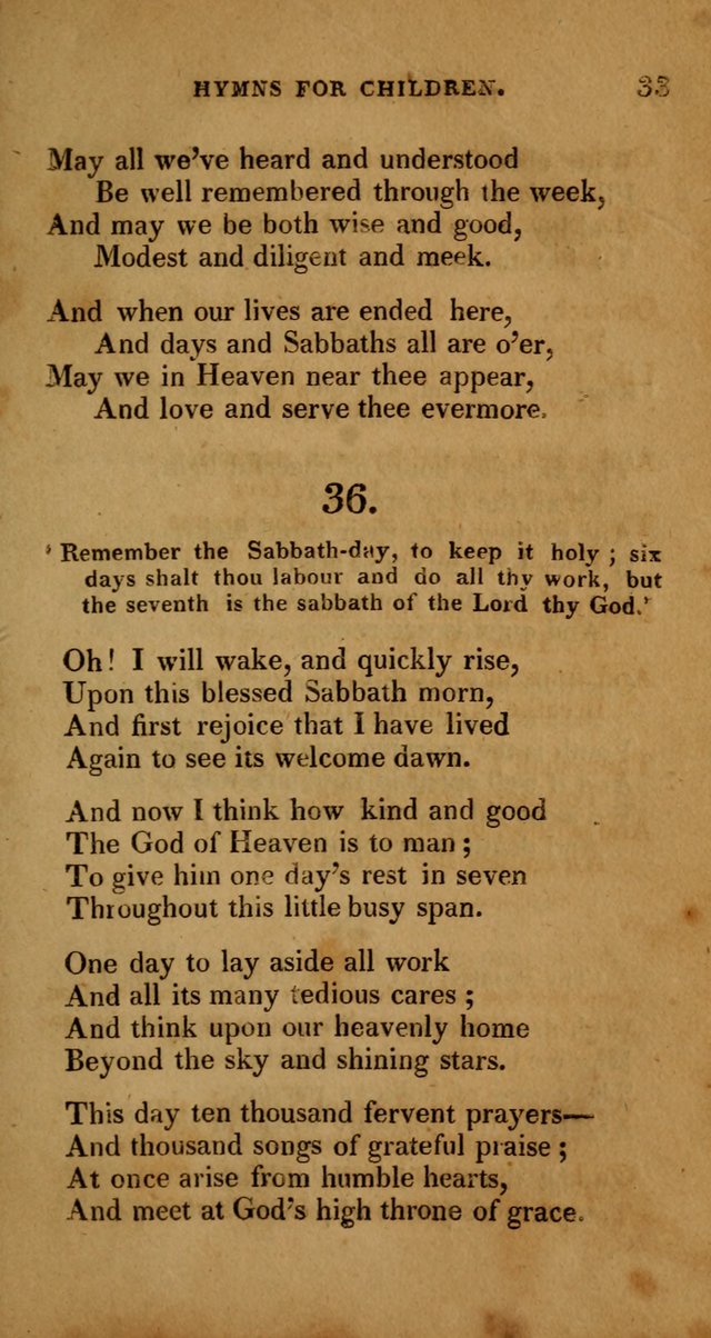 Hymns for Children, Selected and Altered page 26