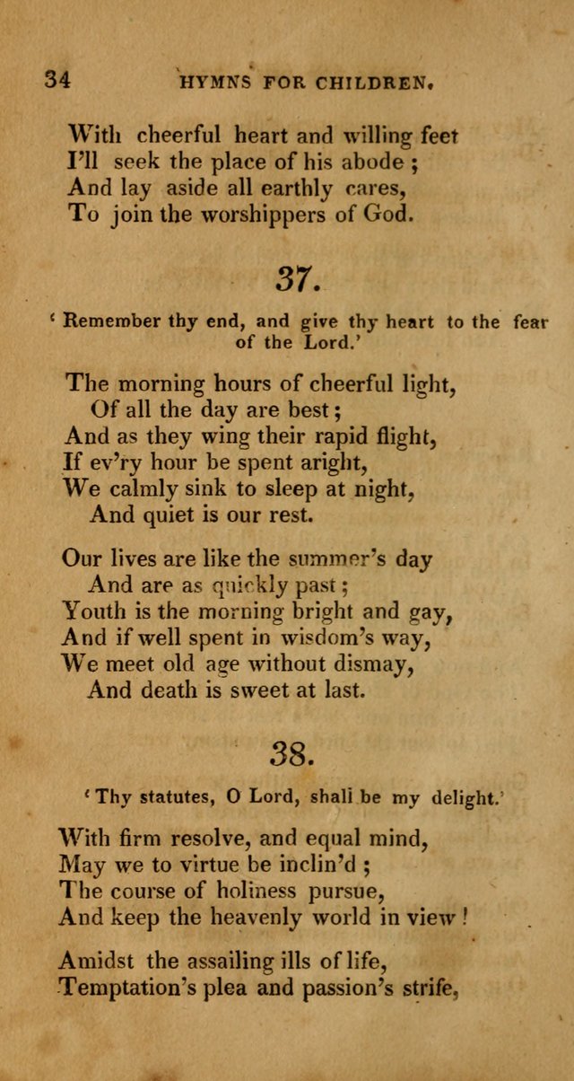 Hymns for Children, Selected and Altered page 27