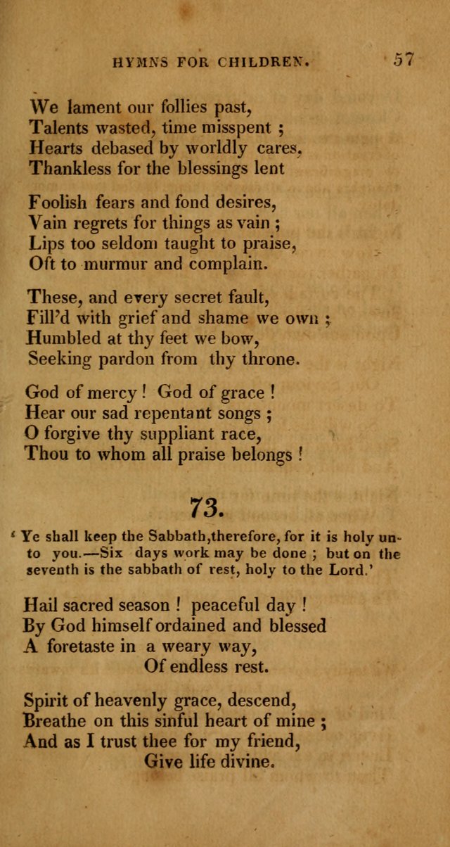 Hymns for Children, Selected and Altered page 50