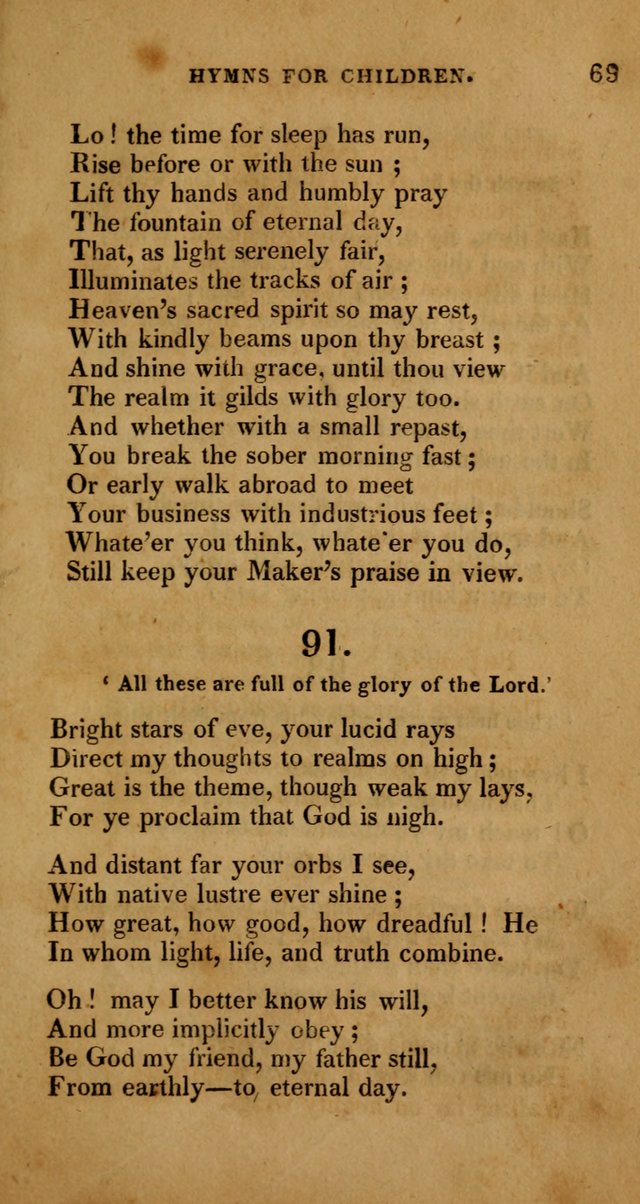 Hymns for Children, Selected and Altered page 62