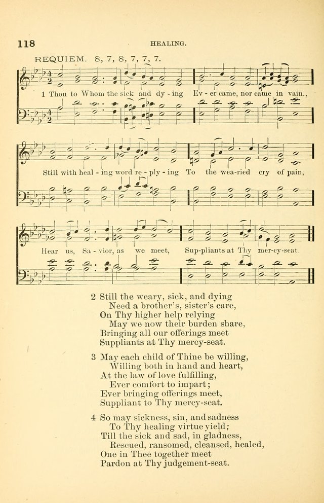 Hymnal for Christian Science Church and Sunday School Services page 118