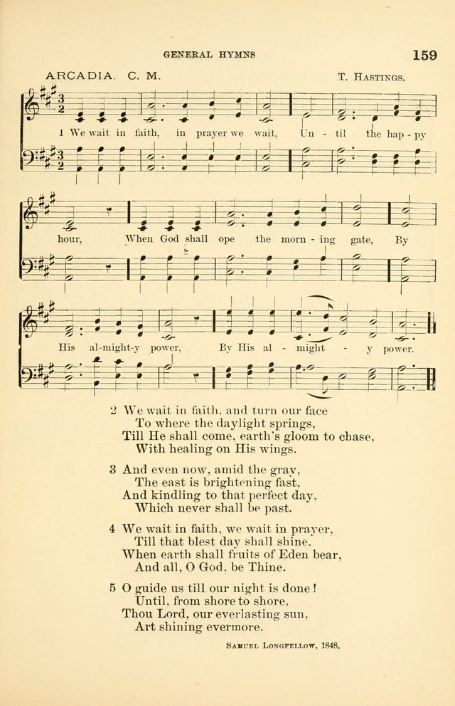 Hymnal for Christian Science Church and Sunday School Services page 159
