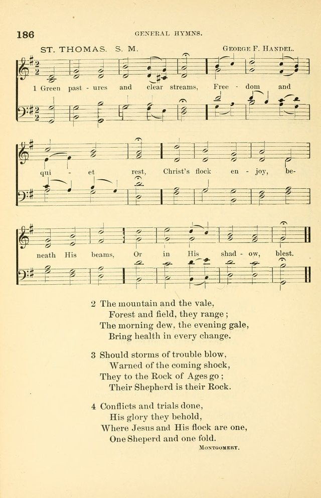 Hymnal for Christian Science Church and Sunday School Services page 186