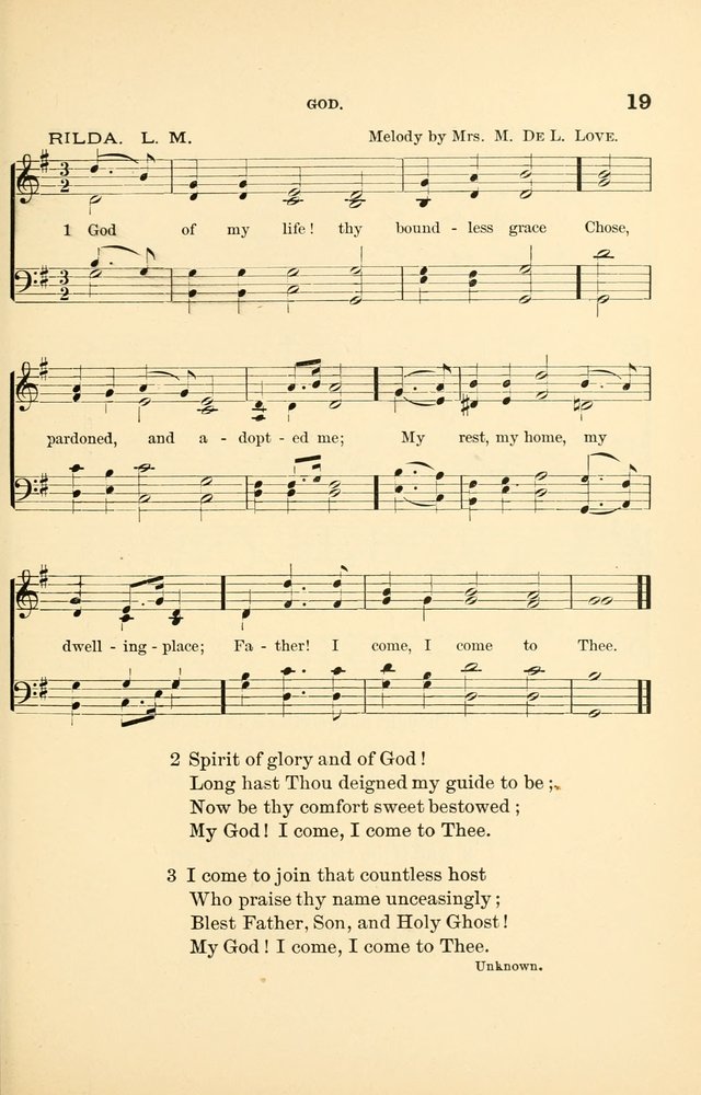 Hymnal for Christian Science Church and Sunday School Services page 19