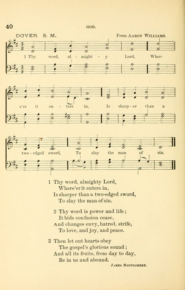 Hymnal for Christian Science Church and Sunday School Services page 40