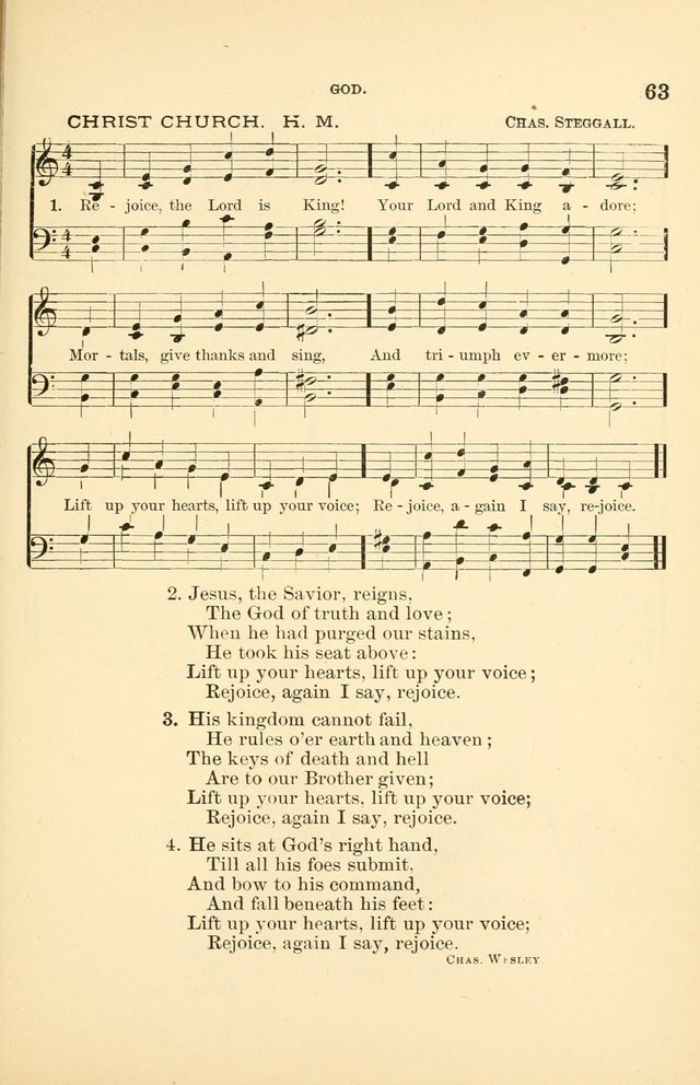 Hymnal for Christian Science Church and Sunday School Services page 63