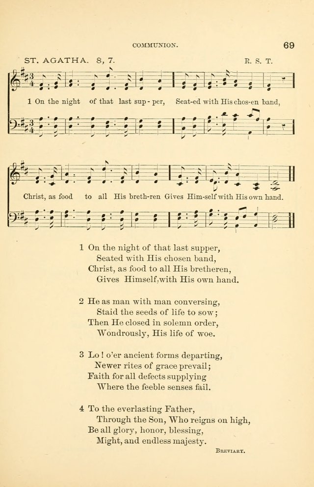 Hymnal for Christian Science Church and Sunday School Services page 69
