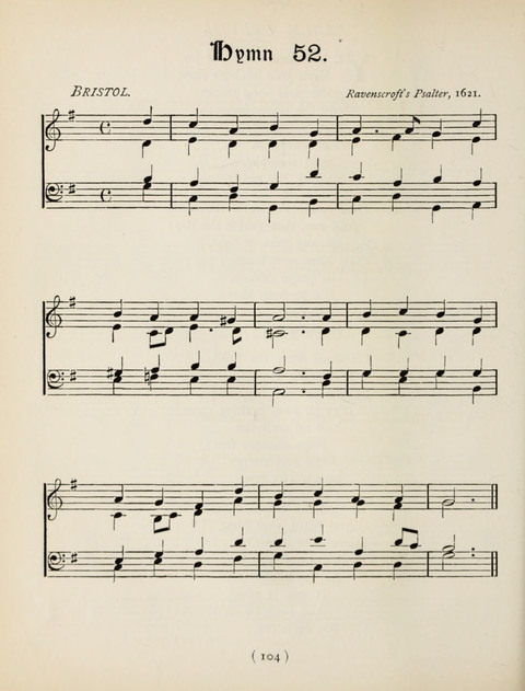 Hymns and Chorales: for schools and colleges page 104