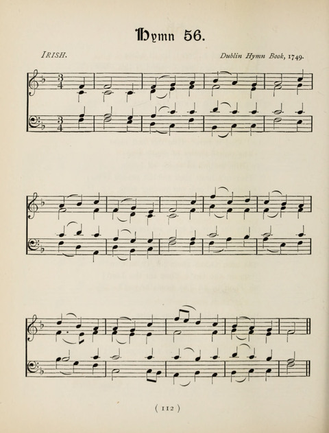 Hymns and Chorales: for schools and colleges page 112