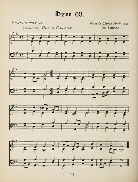 Hymns and Chorales: for schools and colleges page 126