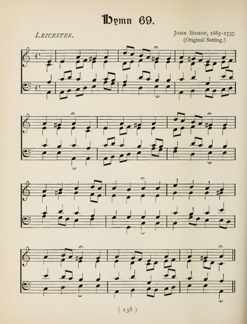 Hymns and Chorales: for schools and colleges page 138