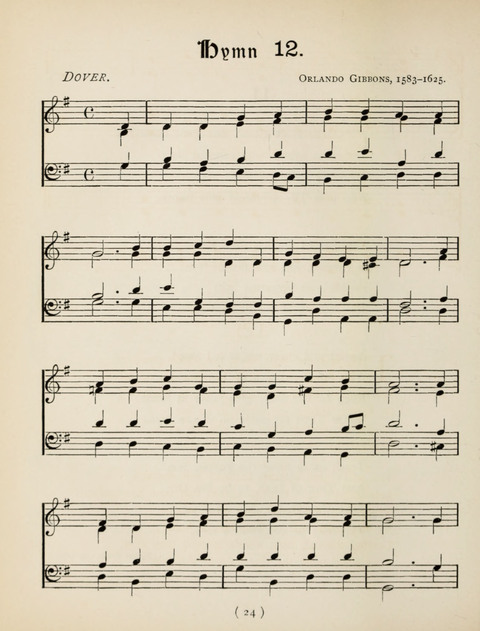 Hymns and Chorales: for schools and colleges page 24
