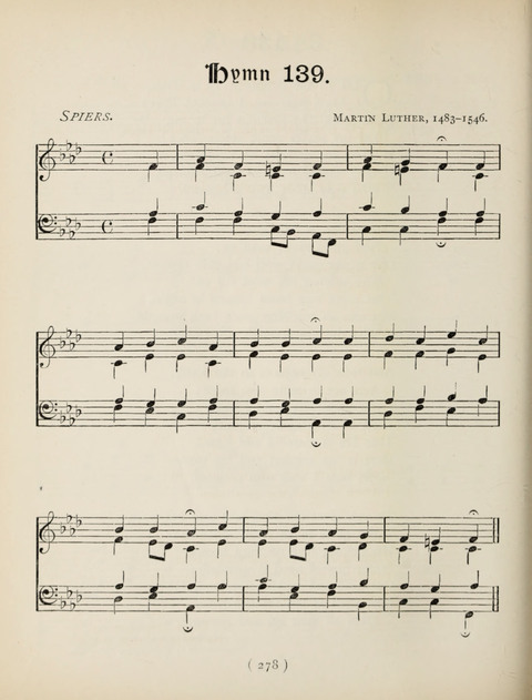 Hymns and Chorales: for schools and colleges page 278