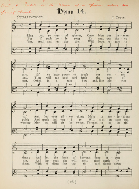 Hymns and Chorales: for schools and colleges page 28