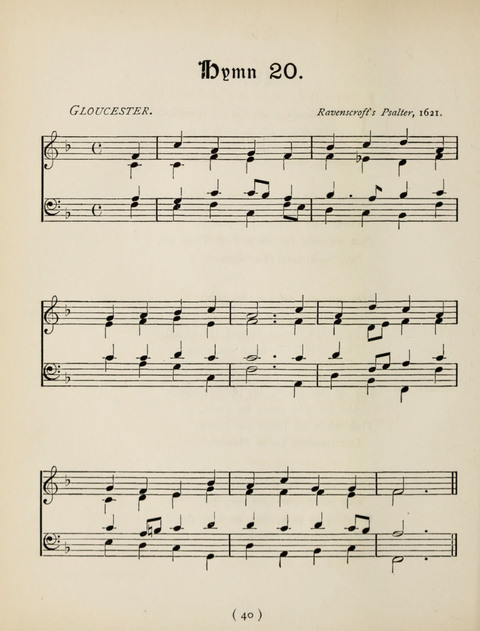 Hymns and Chorales: for schools and colleges page 40