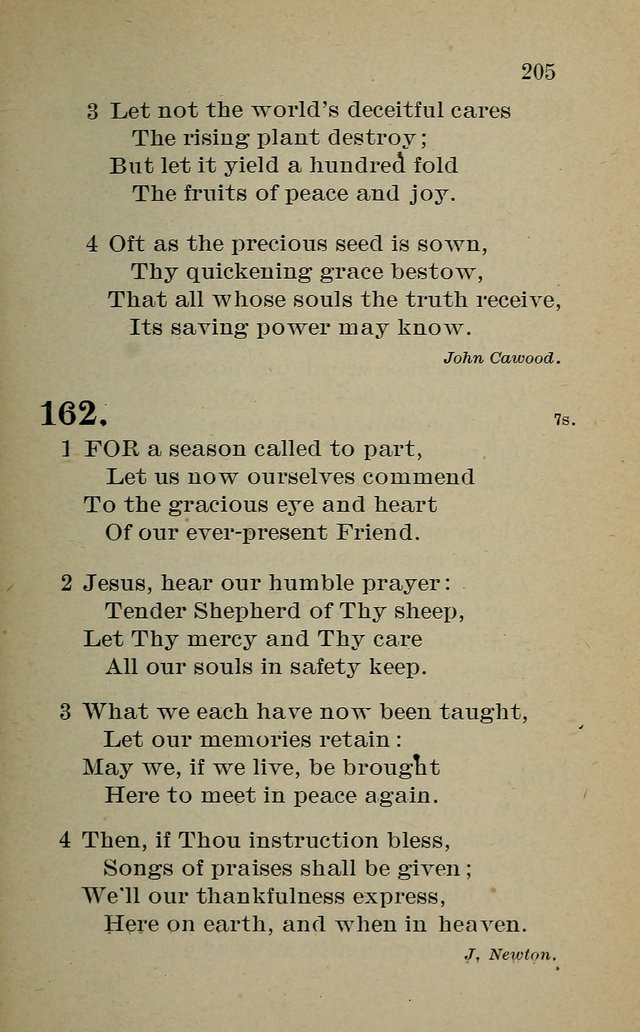 Hymnal: for churches and Sunday-schools of the Augustana Synod page 205