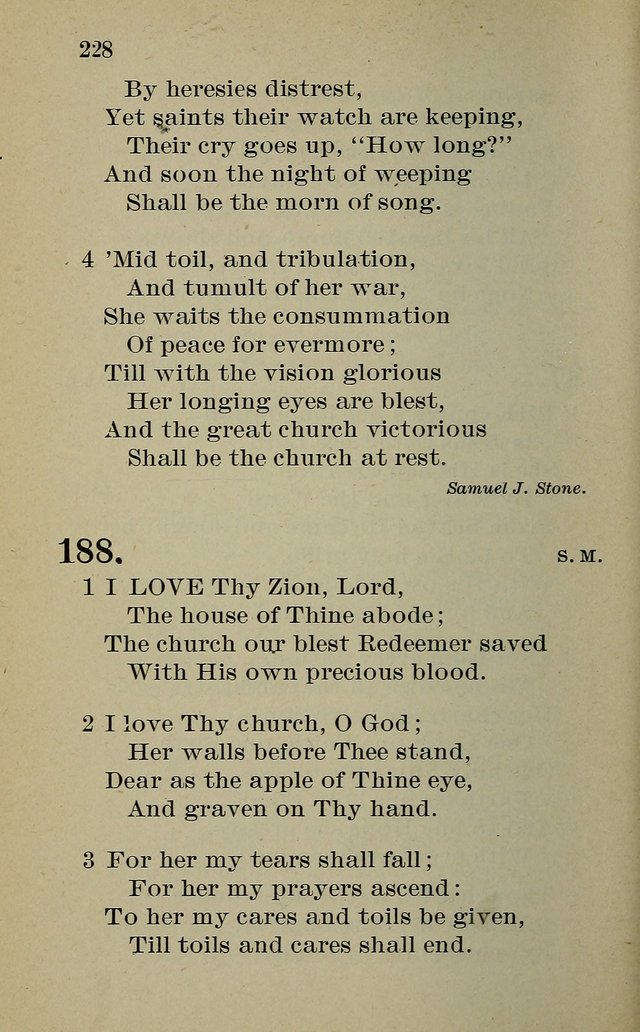 Hymnal: for churches and Sunday-schools of the Augustana Synod page 228