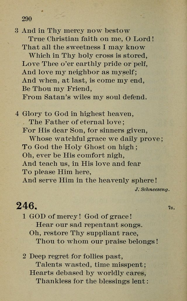 Hymnal: for churches and Sunday-schools of the Augustana Synod page 290