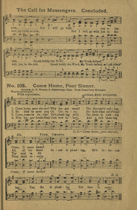 Heavenly Echoes No. 2: for Sunday Schools Singing Schools & Social Gatherings page 99