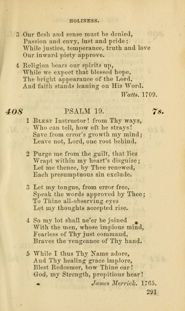 Hymns for the use of the Evangelical Lutheran Church, by the Authority of the Ministerium of Pennsylvania page 291