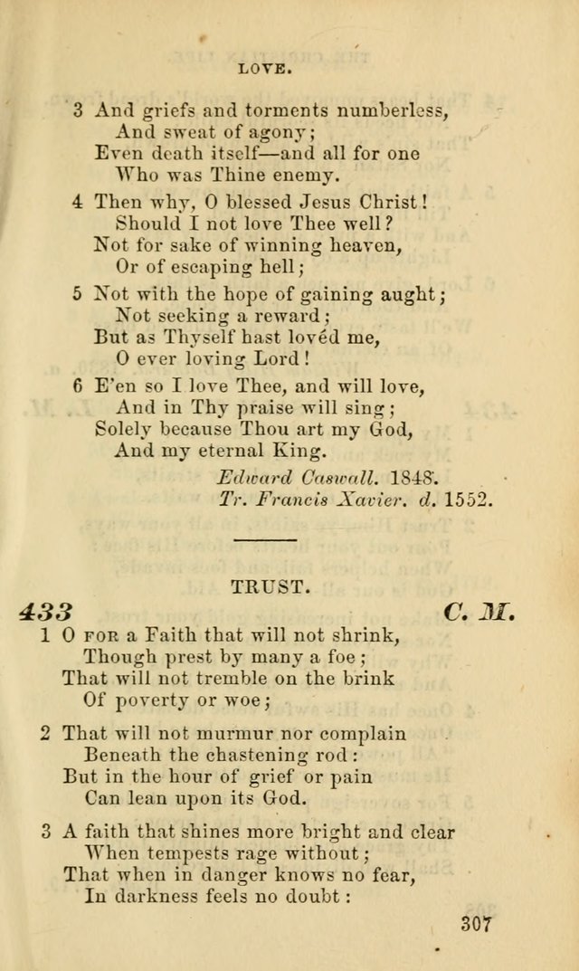 Hymns for the use of the Evangelical Lutheran Church, by the Authority of the Ministerium of Pennsylvania page 307