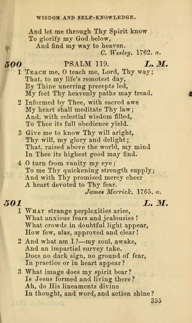 Hymns for the use of the Evangelical Lutheran Church, by the Authority of the Ministerium of Pennsylvania page 355