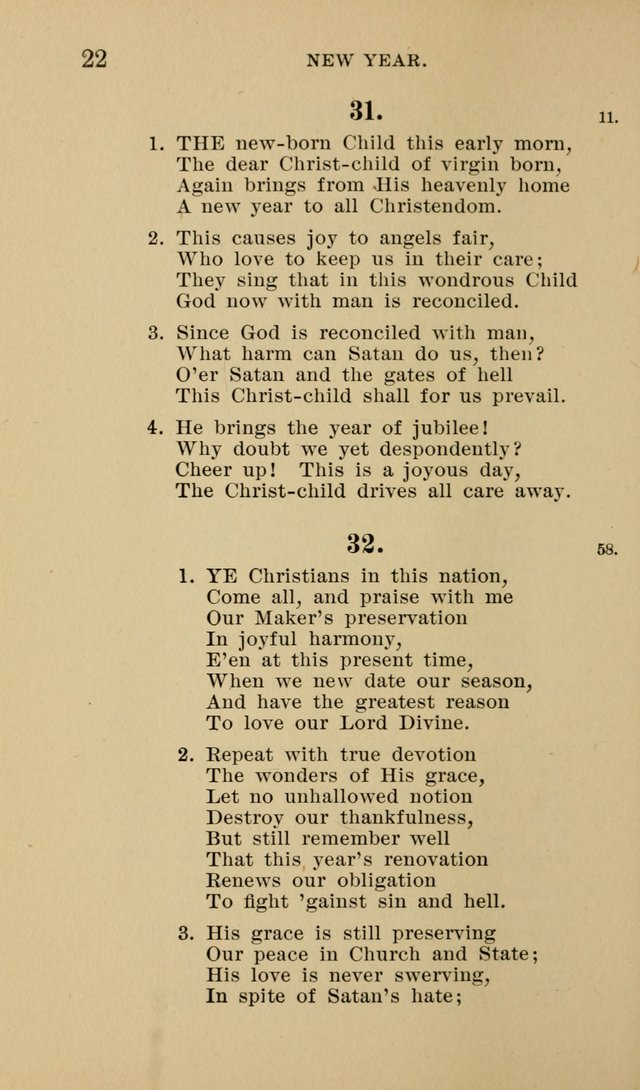 Hymnal for Evangelical Lutheran Missions page 22